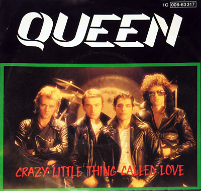 QUEEN - Crazy Little Thing Called Love b/w We Will Rock You album front cover vinyl record
